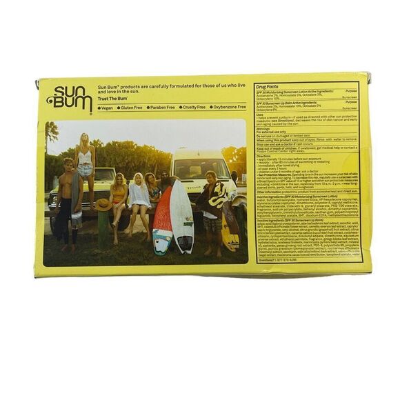 Sun Bum Day Tripper Kit With Sunscreen Lip Balm & Lotion "Good Vibes Only" - Picture 3 of 6